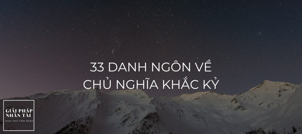 33 danh ngôn về chủ nghĩa khắc kỷ